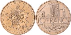 World Coins - Coin, France, Mathieu, 10 Francs, 1980, Paris, Tranche A,