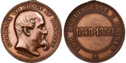 World Coins - Denmark, Medal, Frederik VII, For Deeltagelse I Kriegen, 1850, Bronze, Dubois.A