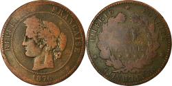 World Coins - Coin, France, Cérès, 10 Centimes, 1876, Paris, , Bronze, KM:815.1