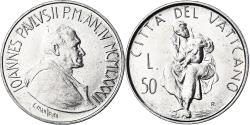 World Coins - Coin, VATICAN CITY, John Paul II, 50 Lire, 1982, Roma, FDC, , Stainless