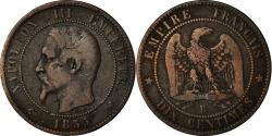 World Coins - Coin, France, Napoleon III, Napoléon III, 10 Centimes, 1855, Rouen,