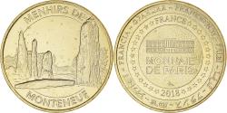 World Coins - France, Token, Touristic token, De l'Oust à Brocéliande n° 1 - Menhirs de