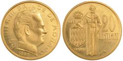 World Coins - Coin, Monaco, 20 Centimes, 1962, , Cupro-Aluminium, KM:E46, Gadoury:147