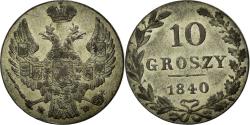 World Coins - Coin, Poland, Nicholas I, 10 Groszy, 1840, Moneta Wschovensis,