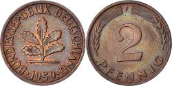 World Coins - Coin, GERMANY - FEDERAL REPUBLIC, 2 Pfennig, 1959