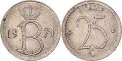 World Coins - Coin, Belgium, 25 Centimes, 1971, Brussels, , Copper-nickel, KM:154.1