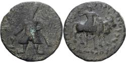 Ancient Coins - Kushan Empire, Vima Kadphises, Tetradrachm, 113-127, Bronze,