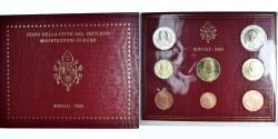 World Coins - Vatican, 1 Cent to 2 Euro, Benoît XVI, 2008 - Anno MMVIII, Rome, BU,