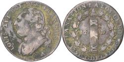 World Coins - France, Louis XVI, 12 Deniers, 1791 / AN 3, Paris, Bronze, , Gadoury:15