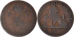 World Coins - Coin, Belgium, 2 Centimes, Undated
