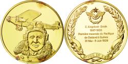 World Coins - France, Medal, L'Histoire de la Conquête de l'Air, C. Kingsford-Smith