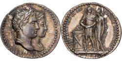 World Coins - France, Quinaire, Mariage de Napoléon Ier et Marie-Louise d'Autriche, 1810