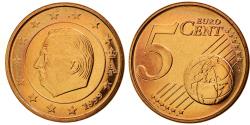 World Coins - Belgium, 5 Euro Cent, 1999, , Copper Plated Steel, KM:226