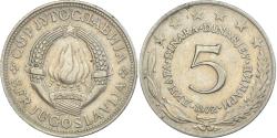 World Coins - Coin, Yugoslavia, 5 Dinara, 1972
