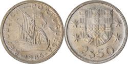 World Coins - Coin, Portugal, 2-1/2 Escudos, 1985