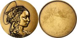 World Coins - France, Medal, Femme coiffée, Bronze Florentin,