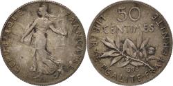 World Coins - Coin, France, Semeuse, 50 Centimes, 1898, Paris, , Silver, KM:854