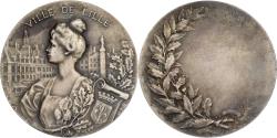 World Coins - France, Medal, Ville de Lille, Silver, Alphée Dubois, Lille,