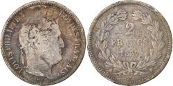 World Coins - Coin, France, Louis-Philippe, 2 Francs, 1837, Rouen, , Silver, KM:743.2