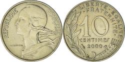 World Coins - France, Marianne, 10 Centimes, 2000, Paris, , Aluminum-Bronze, KM:929