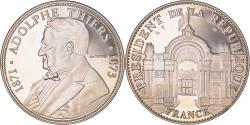 World Coins - France, Medal, Les Présidents de la République, Adolphe Thiers, Politics
