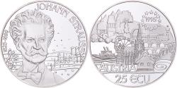 World Coins - Coin, Austria, 25 Ecu, 1995, Strauss.BE, , Silver, KM:23
