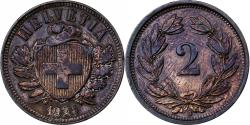 World Coins - Switzerland, 2 Rappen, 1925, Bern, Bronze, , KM:4.2