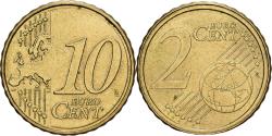 World Coins - Eurozone, 10 Centimes, Mule, double reverses 10 cent. - 2 cent., Nordic gold