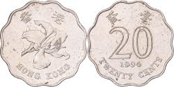 World Coins - Hong Kong, Elizabeth II, 20 Cents, 1994, Nickel-brass, , KM:67