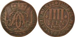 World Coins - Coin, German States, MUNSTER, Friedrich Christian, 4 Pfennig, 1/84 Thaler, 1703