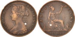 World Coins - Coin, Great Britain, Victoria, 1/2 Penny, 1862, , Bronze, KM:748.2
