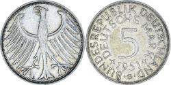 World Coins - Coin, Germany, 5 Mark, 1951