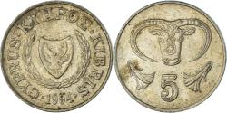 World Coins - Coin, Cyprus, 5 Cents, 1994
