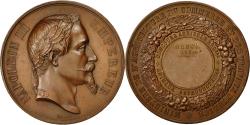 World Coins - France, Medal, Napoléon III, Ministère de l'Agriculture et de Commerce, 1869