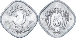 World Coins - Pakistan, 5 Paisa, 1989