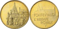 World Coins - France, Token, Abbaye de Fontevraud, Copper-nickel Aluminium,