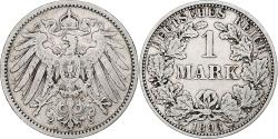 World Coins - GERMANY - EMPIRE, Wilhelm II, Mark, 1893, Berlin, Silver, , KM:14