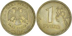 World Coins - Coin, Russia, Rouble, 2007, , Copper-Nickel-Zinc, KM:833