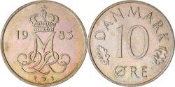 World Coins - Coin, Denmark, 10 Öre, 1983