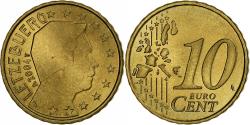 World Coins - Luxembourg, Henri, 10 Euro Cent, 2004, Utrecht, , Brass, KM:78