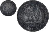 World Coins - France, Napoleon III, 2 Centimes, 1862, Paris, , Bronze, KM:796.4
