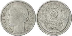 World Coins - Coin, France, Morlon, 2 Francs, 1945, Beaumont - Le Roger, , Aluminum