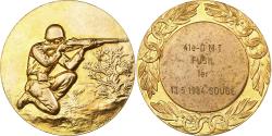 World Coins - France, Medal, Prix de Tir Militaire, 1984, Gilt Bronze, Drago,