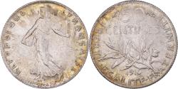 World Coins - Coin, France, Semeuse, 50 Centimes, 1916, Paris, VF(30-35), Silver, KM:854