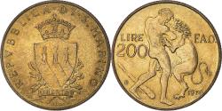 World Coins - Coin, San Marino, 200 Lire, 1979, Rome, F.A.O., , Aluminum-Bronze