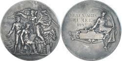 World Coins - France, Medal, Beaux-Arts, 1897, Rivet, Art nouveau, , Silvered bronze