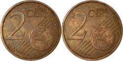 World Coins - Eurozone, 2 Euro Cent, Double revers, , Coppered Steel