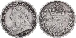 World Coins - Coin, Great Britain, Victoria, 3 Pence, 1898, , Silver, KM:777