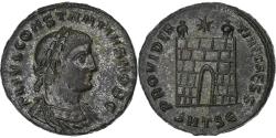 Ancient Coins - Constantius II, Follis, 326-328, Thessalonica, Bronze, , RIC:158
