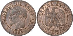 World Coins - France, Napoleon III, 2 Centimes, 1854, Lyon, Bronze, , Gadoury:103